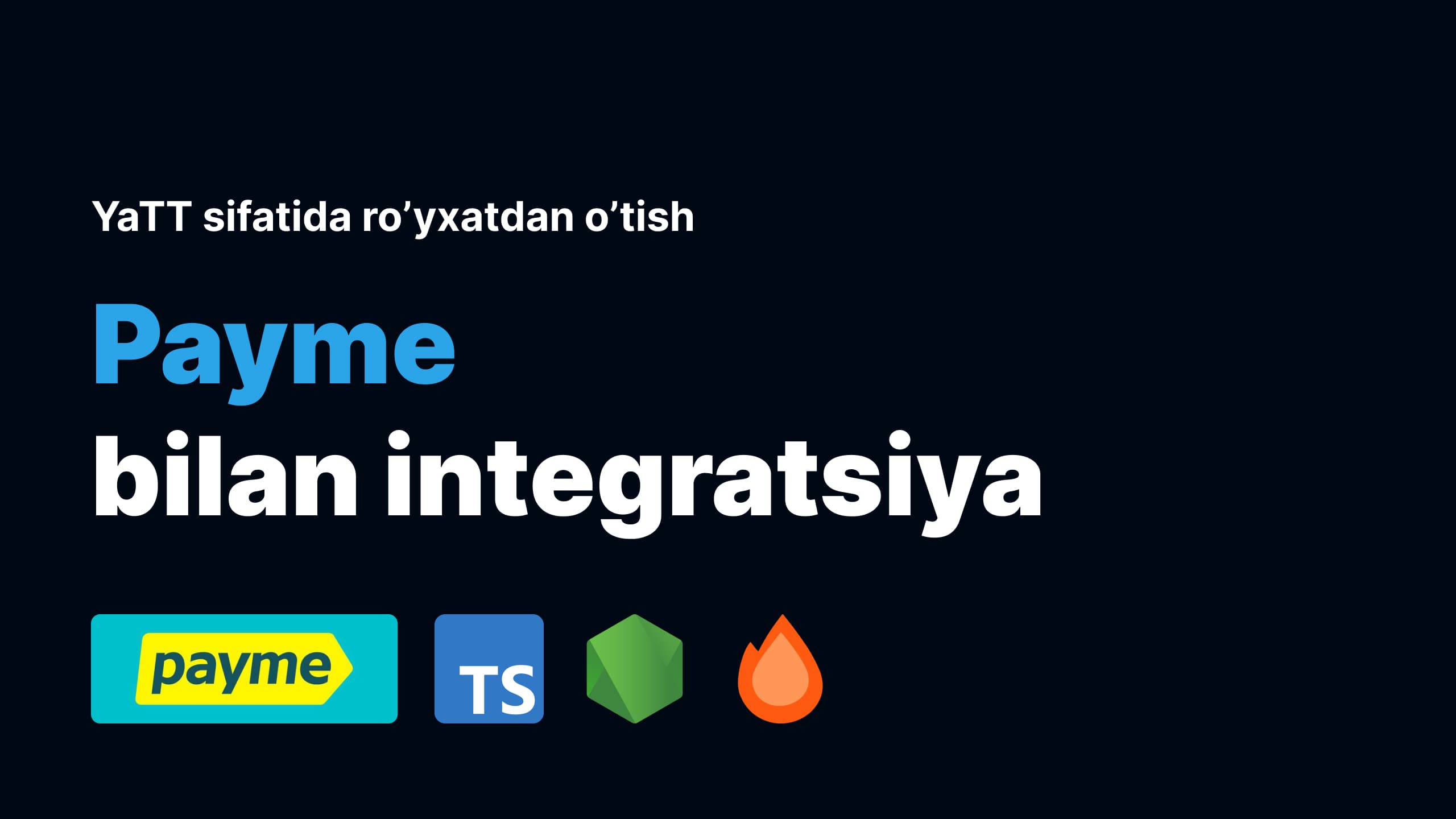 Payme bilan integratsiya